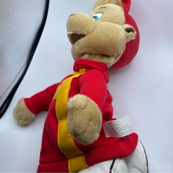 Vintage Rare 1993 Alvin & The Chipmunks Hand Puppet Plush Doll 80s Cartoons TV - Picture 10 of 15